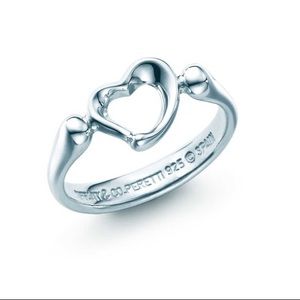 Tiffany & Co Elsa Peretti Open Heart Ring